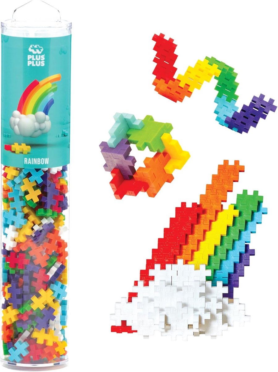 Plus plus tubo arcobaleno plus-plus: 240 pezzi (4262)