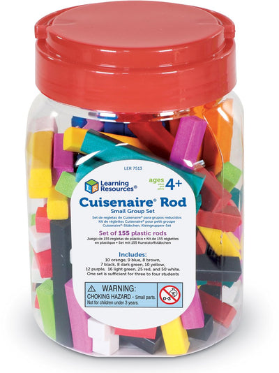 Set di bastoncini matematici di Learning Resources, giocattoli educativi in ​​plastica da 155 pezzi. - 3+