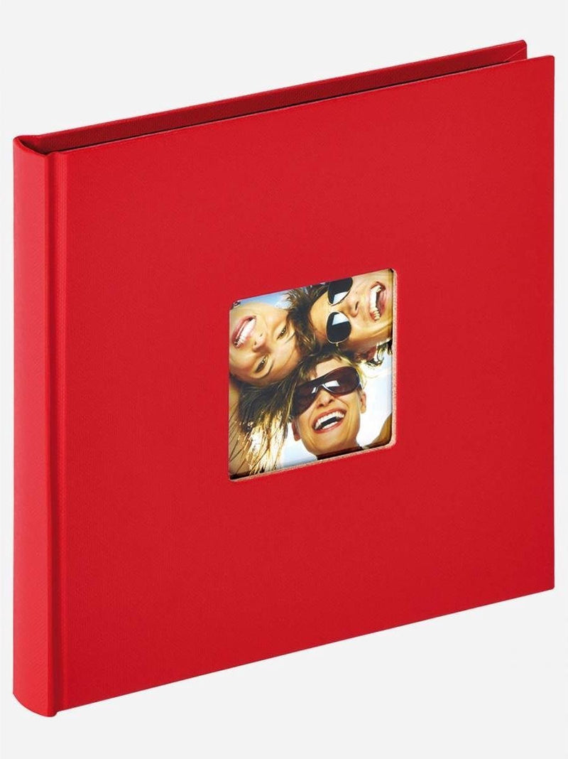 Walther fa-199-r fun - album di design - dimensioni 18 x 18 cm - rosso