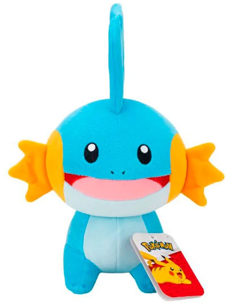 Jazwares pokémon knuffel figure mudkip 20 cm knuffeles