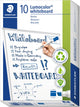 Staedtler - lumocolor - pennarello per lavagna bianca - blu - scatola da 10 pezzi