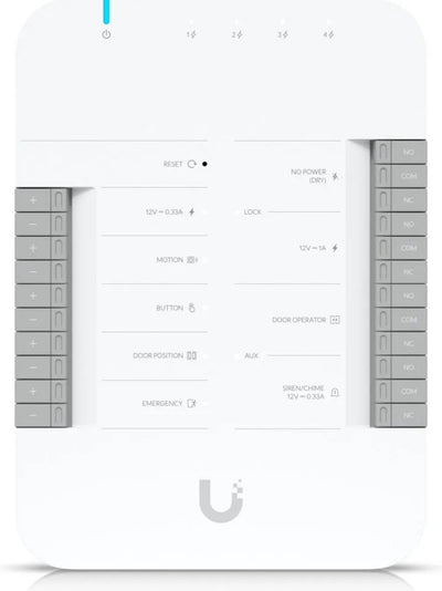 Ubiquiti unifi access hub - hub code cabinet - 1 porta - ethernet - bianco