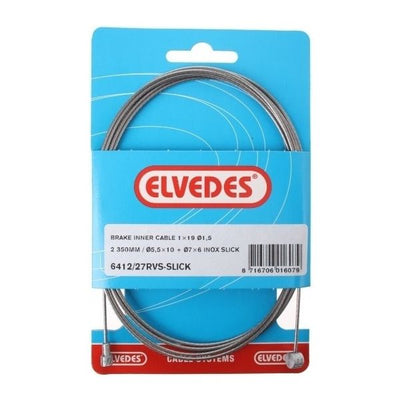 REM Binnenkabel Elvedes 2350mm in acciaio inossidabile Slick Ø1,5 mm V-NIPPLE E NIPLE T (sulla mappa)