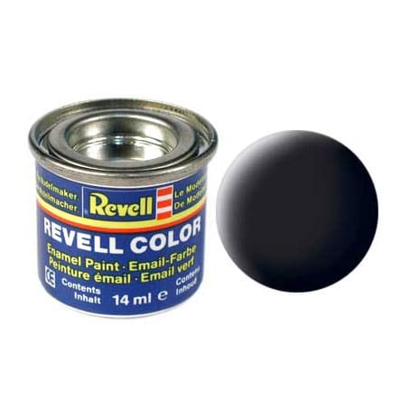 Revell Vernice per smalto n. 08 Nero, opaco