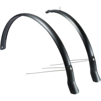Eurofender Fender set snello 28 x 51 mm negro mate