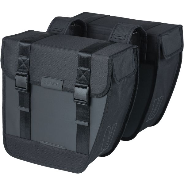 Basil Tour Double Bicycle Borse - 28L - Nero