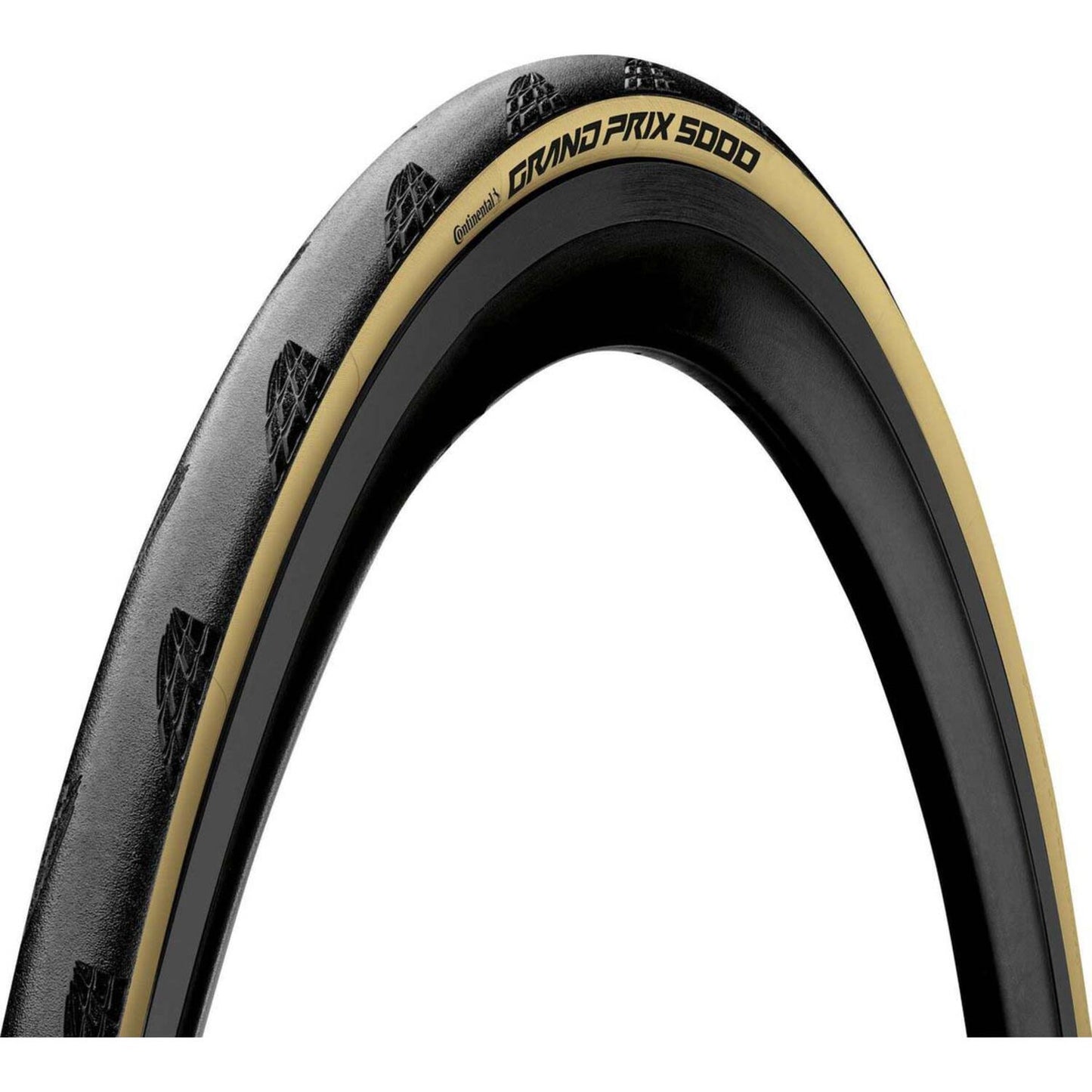Continental GP5000 Racing Bike Band 700x25C Negro Crema