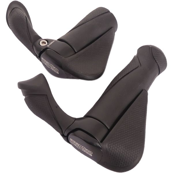 Primer pareja de mango MF2 Kraton Aluminium 130 + 87 mm Negro