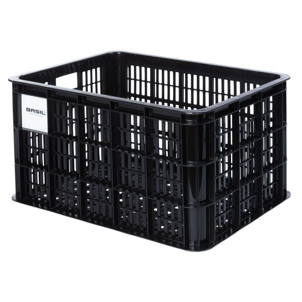 Basil Krat M recicla de plástico Mik 29.5L Negro