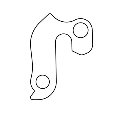 Union Derailleurpad GH-1220 con set di viti M8X0.75