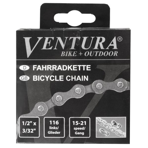 Ventura necklace 6 7 speed 1 2 x 3 32 116 links including locking link