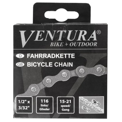 Ventura necklace 6 7 speed 1 2 x 3 32 116 links including locking link