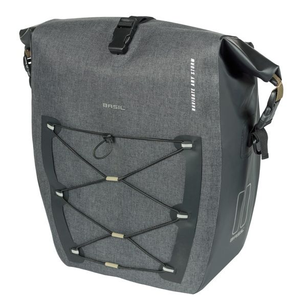 Basil borsa singola navigatore storm l mik 25-31l 15 x 27 x 41 cm - nero