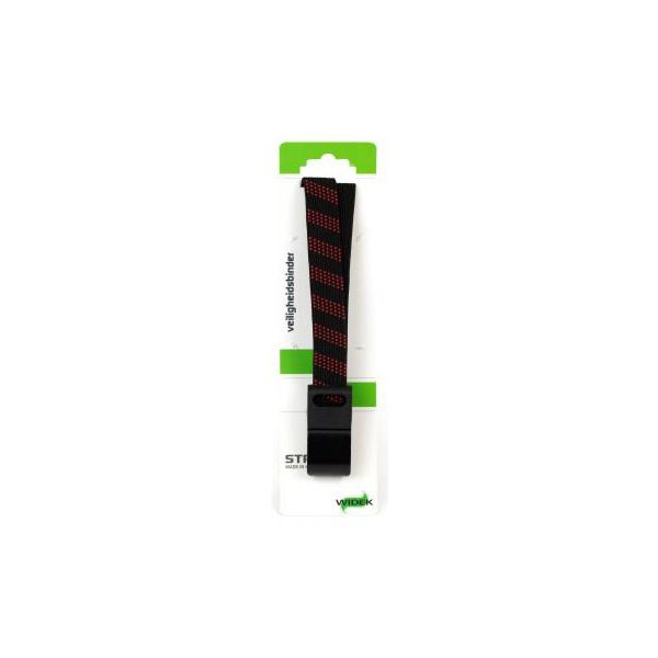 Binder di sicurezza SUV WideK 24mm con gancio in acciaio nero rosso nero