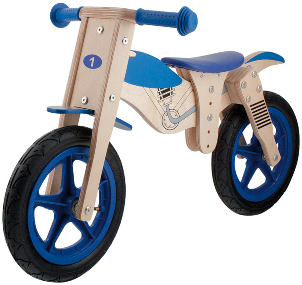 Balance bike in legno Motore