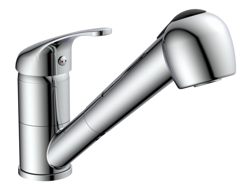 Mixer di cucina eisl con testata spray grande Grande Vita Chrome Color