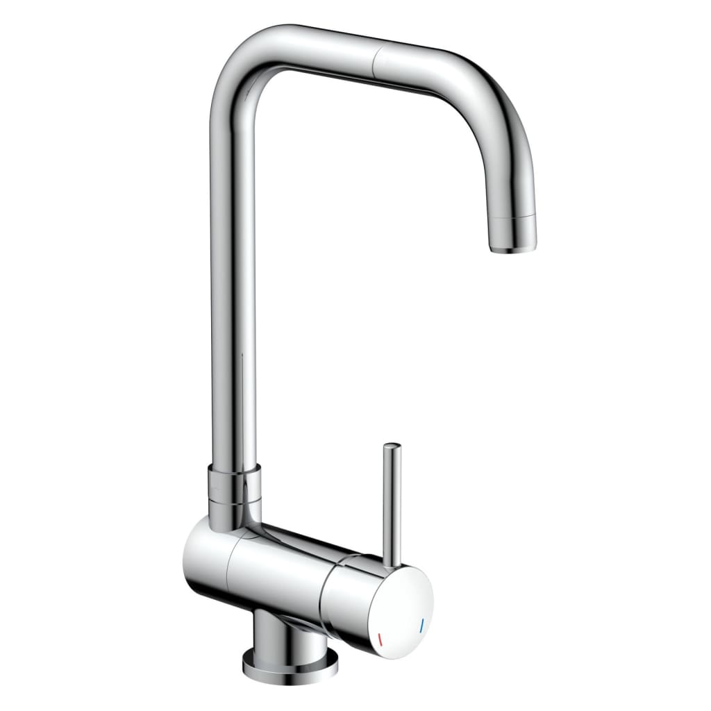 Mixer eisl eisl cucina con becco rotante flexo chrome -colorato