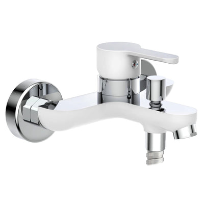 Mixer da bagno eisl eisl Diziani White e Chrome -colorato