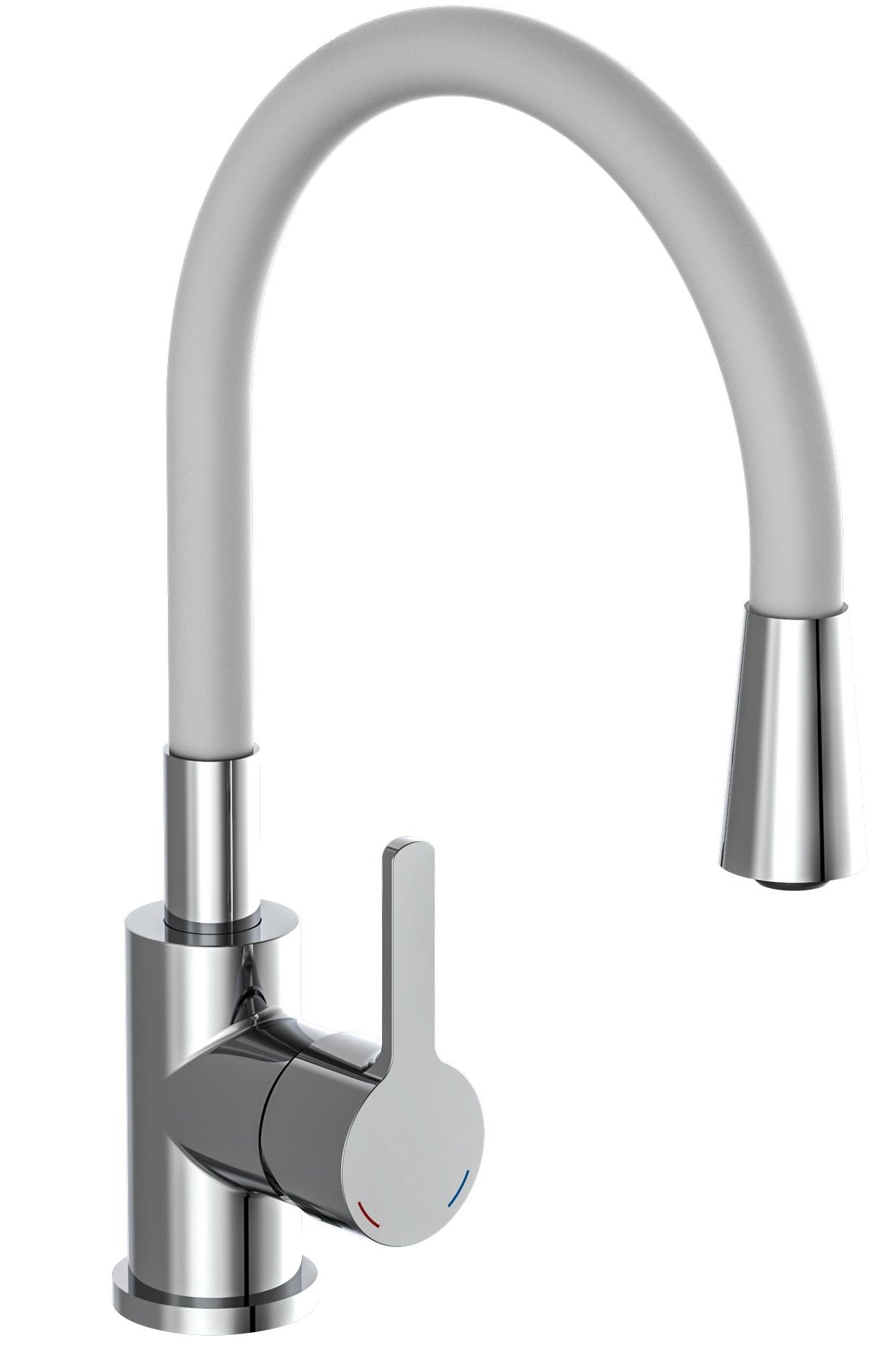 Hg eisl flexo mengkraan keuken | chroom-lichtgrijs - ni186fl ni186fl