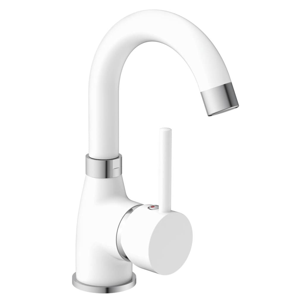 Eisl eisl washbasin mix futura bianco e cromo -colorato