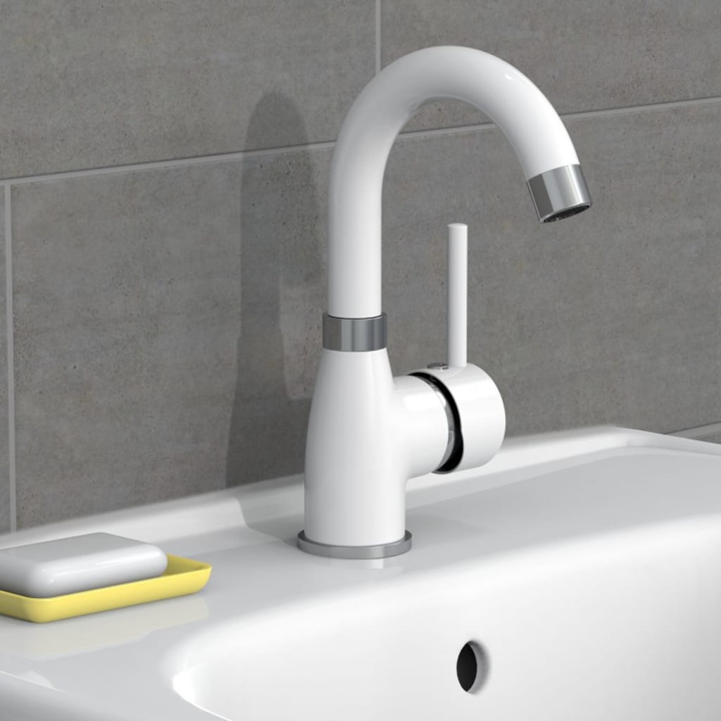 Eisl eisl washbasin mix futura bianco e cromo -colorato