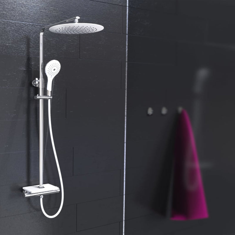 Eisl eisl ducha de ducha con termostato toque Grande vita Chrome White
