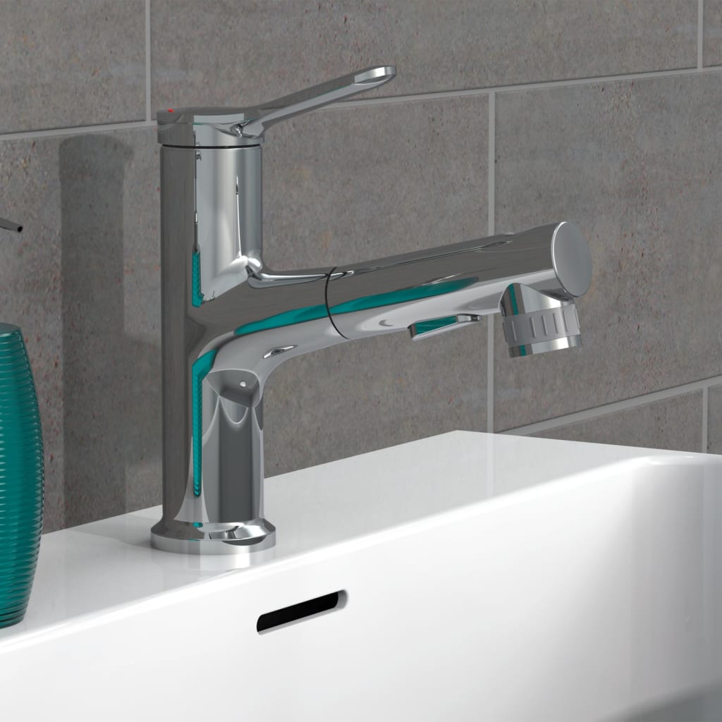 Eisl eisl washbasin variábil mixto con función águila cromada