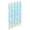 Eisl Eisl Cancellata per doccia con mosaico 200x180x0,2 cm blu e arancione
