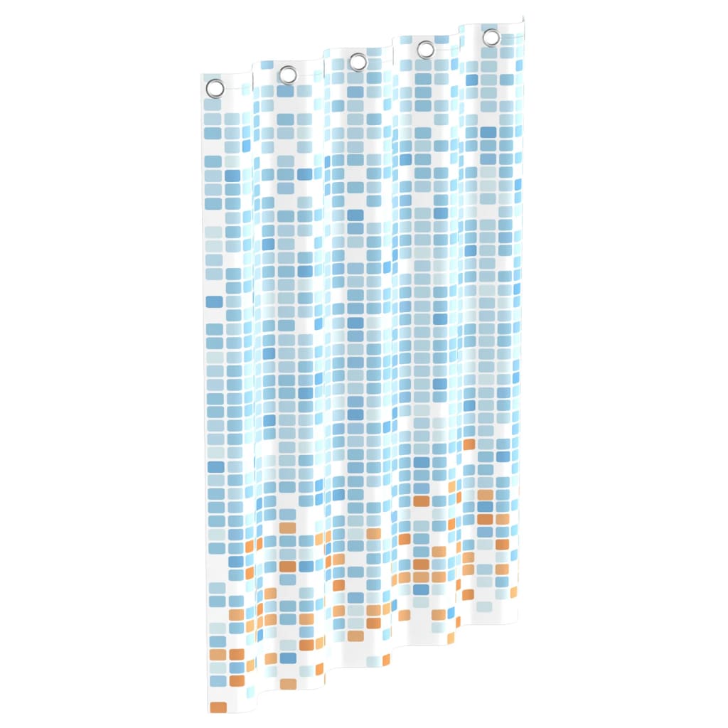 Eisl Eisl Cancellata per doccia con mosaico 200x180x0,2 cm blu e arancione