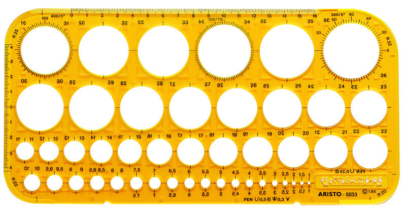 Aristo Aristo AR-5033 Temploon Circhs 1-36 mm 45 Circs