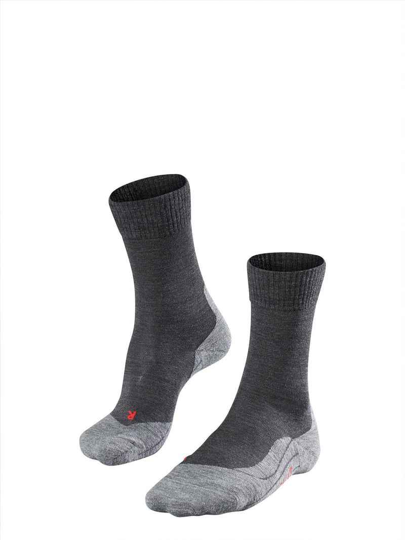 Calcetines para caminar Falke tk5 anti-ampollas de lana fina material funcional hombres gris - talla 46-48