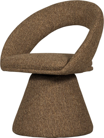 Sedia girevole invernale per sala da pranzo Woodood - sabbia melange - 80x63x57