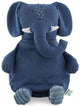 Trixie knuffel - mrs. elephant - dieren pluche - olifant - eerste knuffel voor baby - 100% biologisch katoen - groot