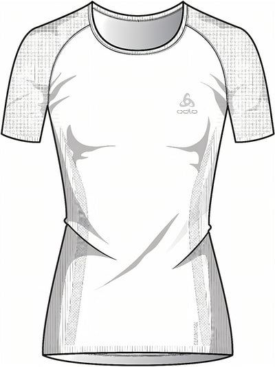 Odlo sports shirt performance x-light ladies - color white - size xl