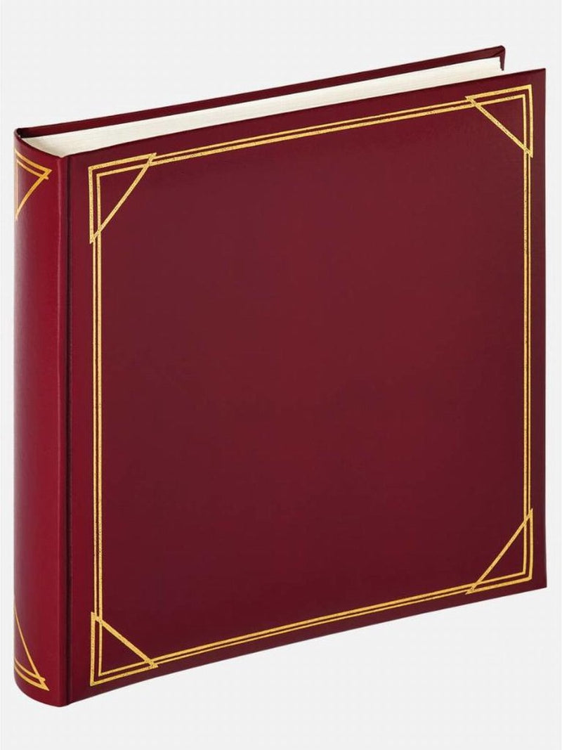 Walther mx-200-r standard - album classico - formato 30 x 30 cm - 100 pagine bianche - rosso
