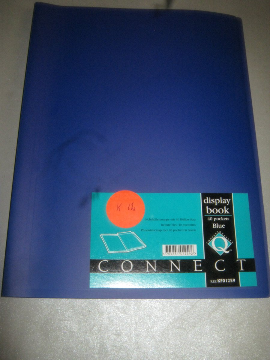 Álbum del programa Q-connect | a4 | 40 bolsas | azul
