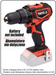Yato 18v serie - accuboormachine - borstelloos - 2000 rpm - metaalhuis