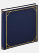 Walther mx-200-l standard - album classico - misura 30 x 30 cm - 100 pagine bianche - blu
