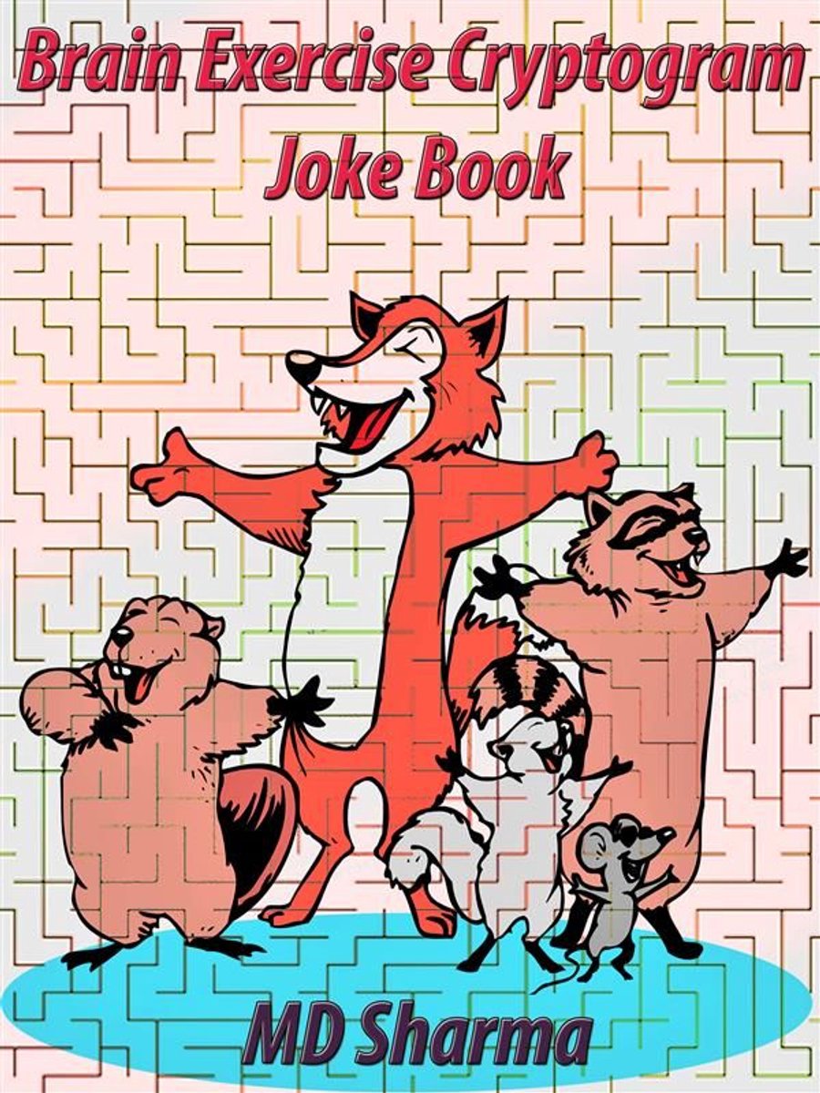 Merkloos sans marque brain exercise cryptogram joke book