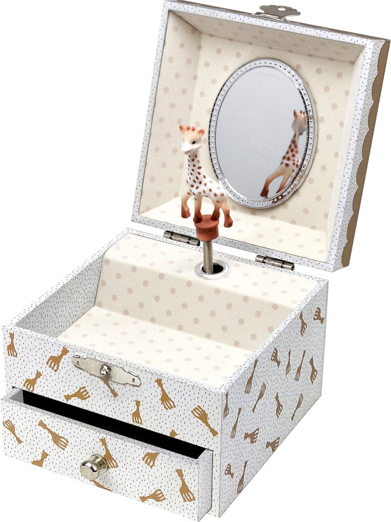Carillon Sophie la giraffa - carillon per bambini - regalo di maternità - regalo per baby shower - 10,5x10,5x8,5 cm