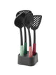 Brabantia gustoso+ set utensili da cucina con supporto - 4 pezzi - colori misti