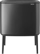 Brabantia bo touch bin prullenbak - 36 liter - 1 vak - confident grey