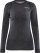 Craft - maglietta in lana merino core - maglietta termica - donna - nera - s
