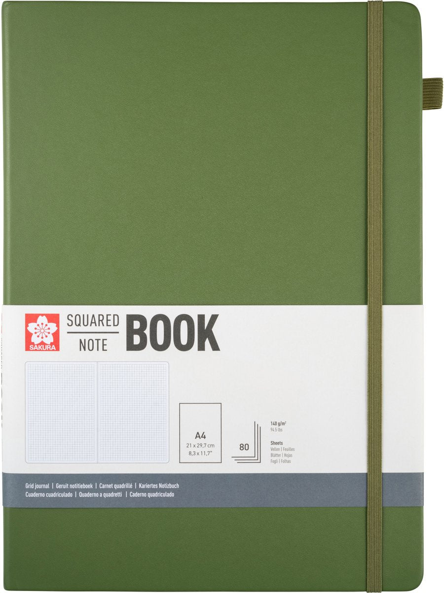Sakura • cuaderno cuadriculado 21x30cm aguja de pino