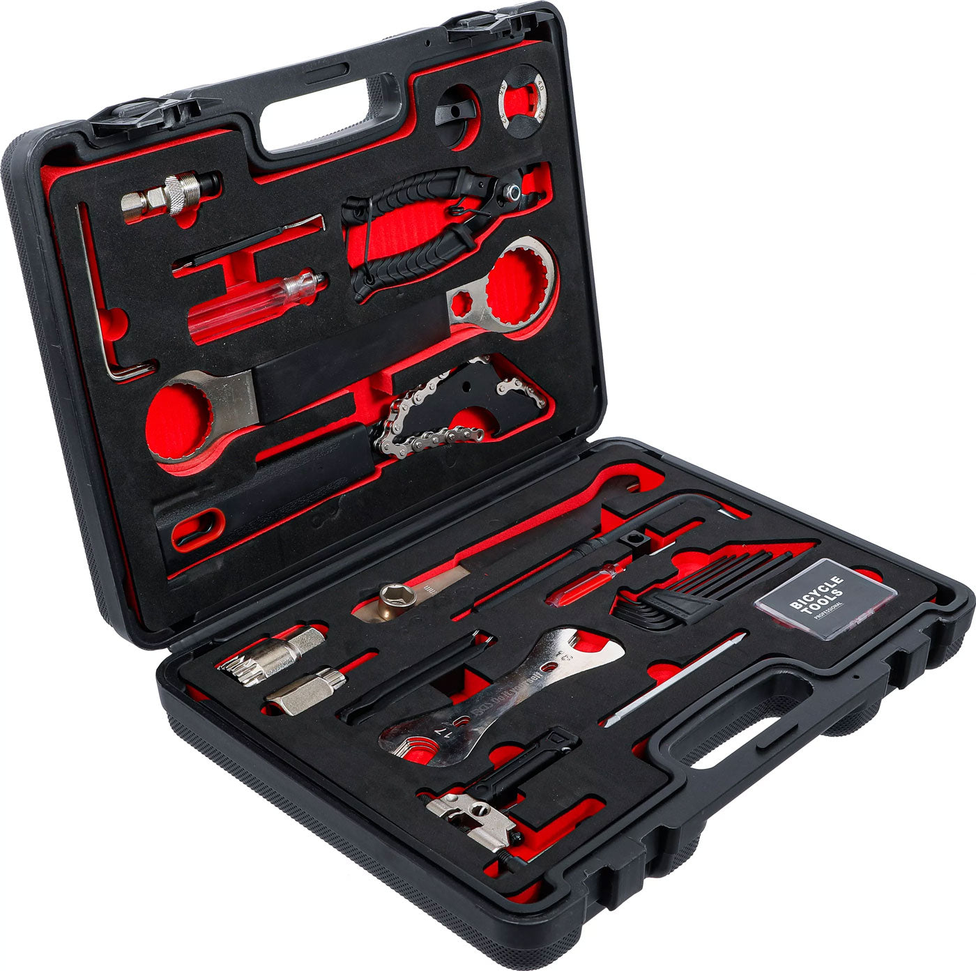 Set di attrezzi per riparazione biciclette Bgs Technic 32 pezzi.