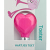 Bicycle Hupe Pexkid's Heart - White con una ardilla rosa