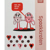 Bicycle sprak kralen Pexkid's Hearts 4-Colored (20 stuks op kaart)