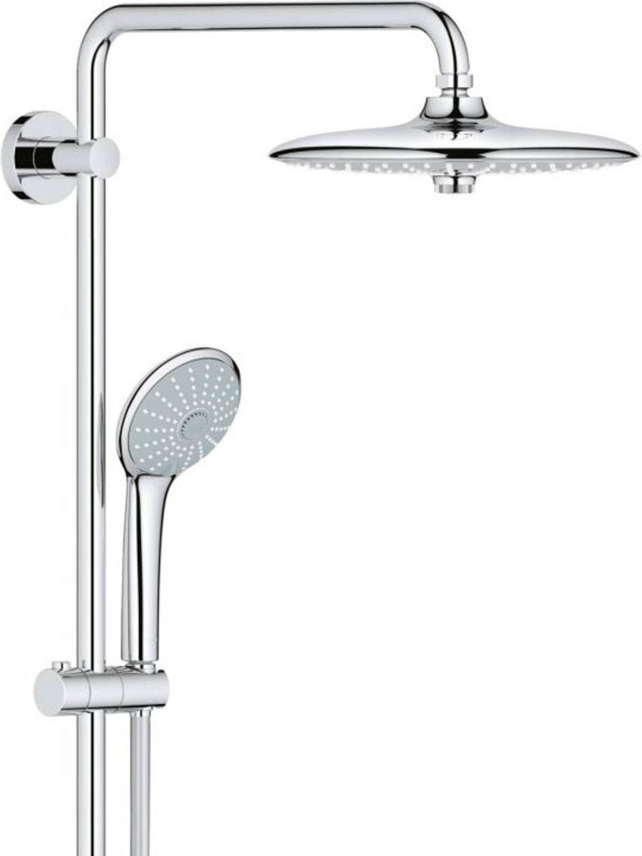 Grohe euphoria rain shower - ã˜ 26 cm - without thermostatic tap - chrome