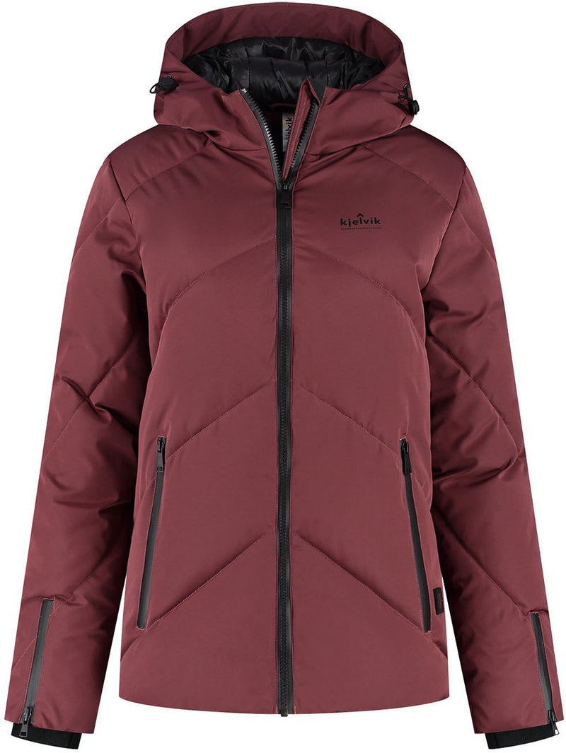 Giacca outdoor da donna Kjelvik sue - bordeaux