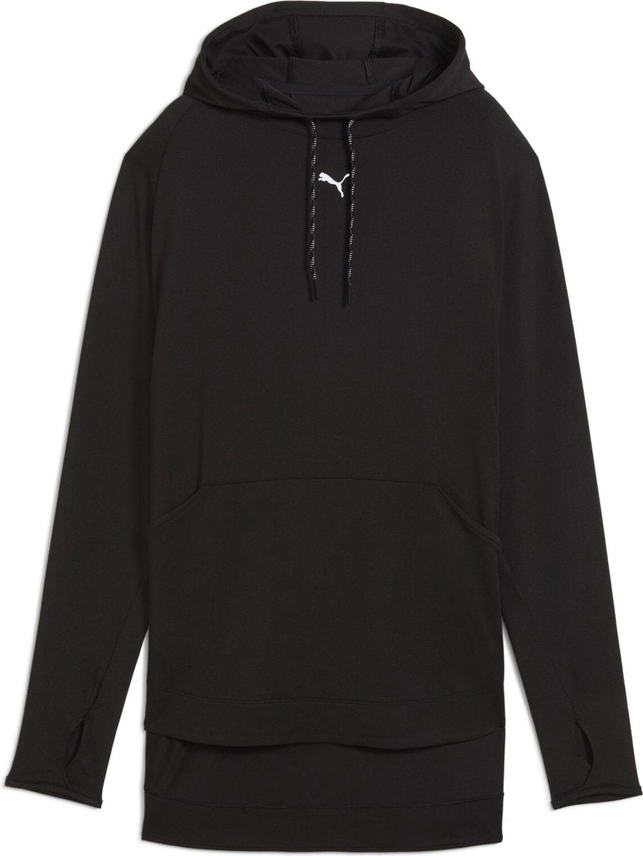 Puma modest sudadera con capucha deportiva para mujer - negro